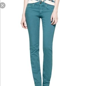 Tory Burch Super Skinny Jeans color Ivy size 31